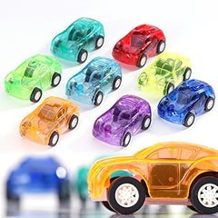 Pull Back Race Car Toy Set for Kids, 10 Pack Mini Cars Party Favors