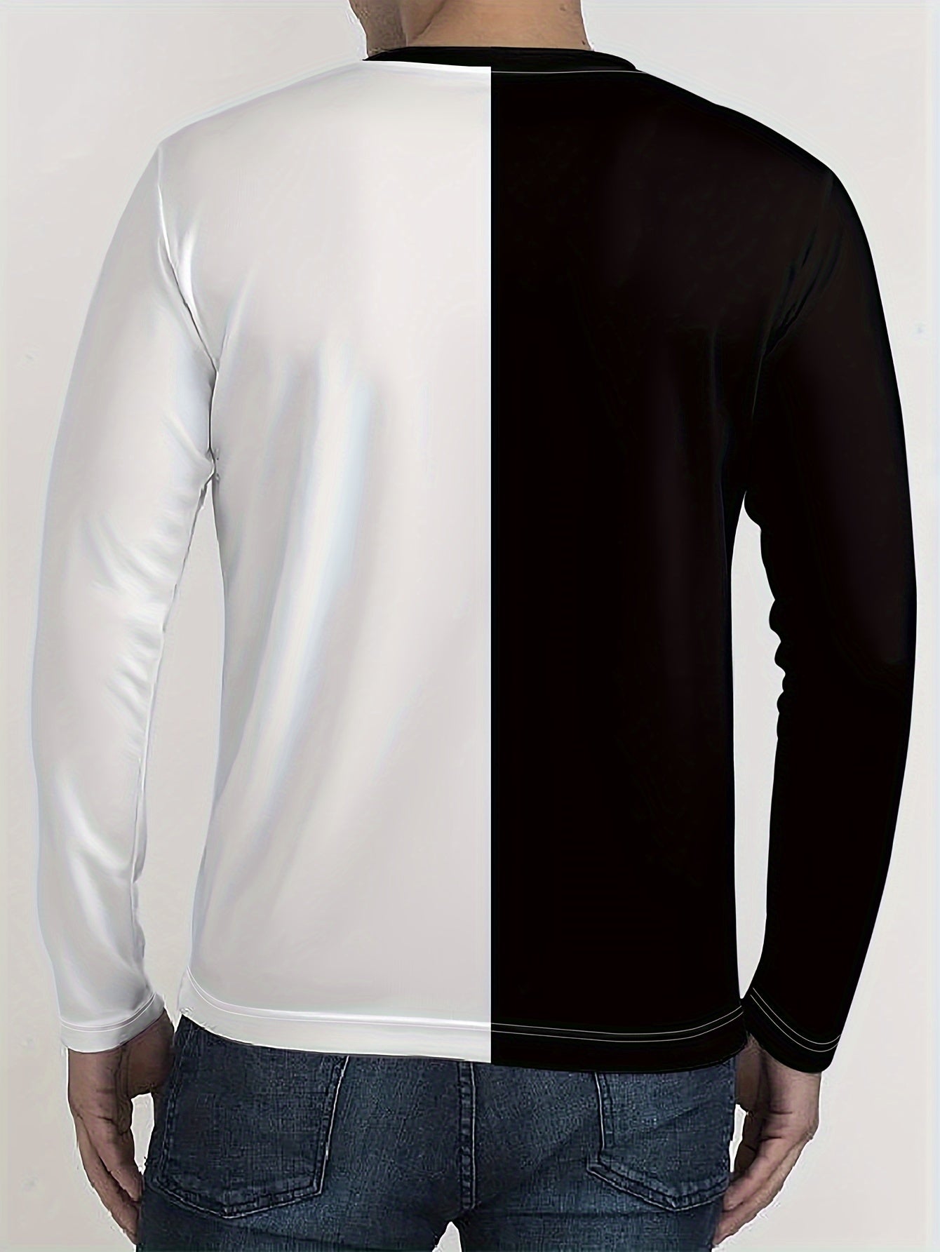 Skull & Geometry Men's 2 Piece Outfit Long Sleeve T-shirt & Sweatpants