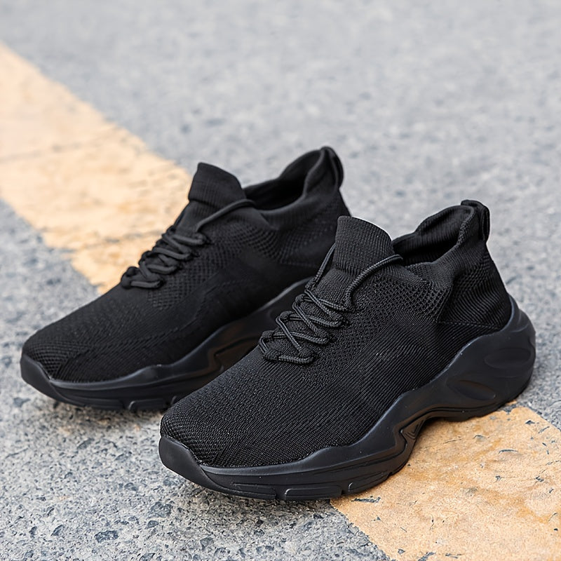 Women's Mesh Sneakers Lace Up Running Shoes for Fitness Workout