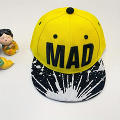 Kids Baseball Hat Boy Hip hop Cap Spring Autumn Flat Brim Hat