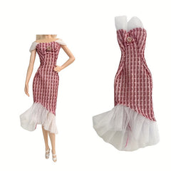 PAIDOPI 11.5 Inch Doll Dress Set - Pastel Colors - Dresses, Socks & Accessories