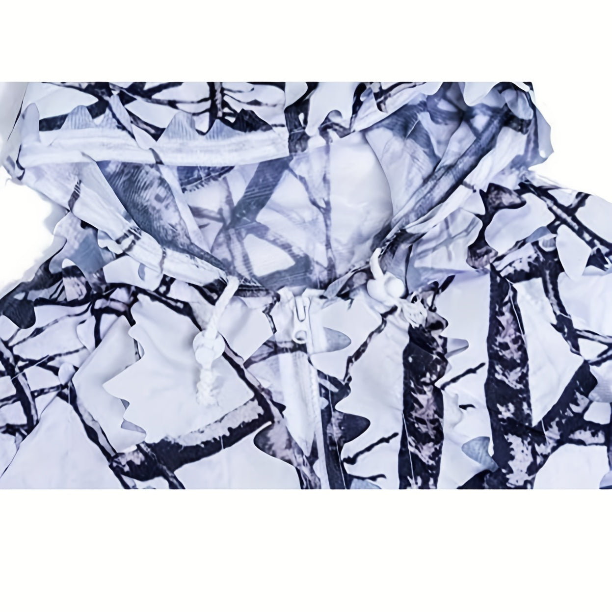 3D Leaf Suit Snow Camouflage Ghillie Set for Winter Halloween