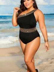 One Shoulder Tummy Control Swimsuit