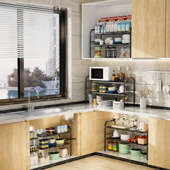 Expandable Under Sink Organizer Bathroom Storage Rack