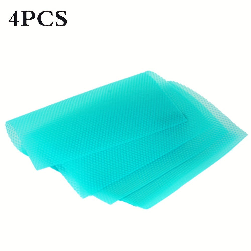 4pcs Refrigerator Liners Washable Mats Covers Pads Home Kitchen Gadgets