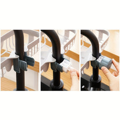 Kitchen Faucet Rack Sink Drain Storage Sponge Brush Holder