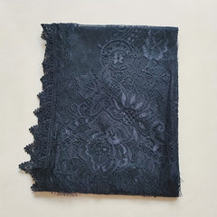 Bridal Lace Veil Scarf Vintage Long Headscarf for Women Wedding Veil
