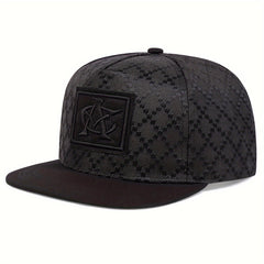 Men's CA Letter Hip Hop Hat Adjustable Sun Hat Baseball Cap
