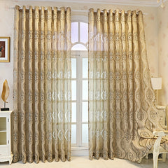 European Style Window Sheer Curtains for Home Decor