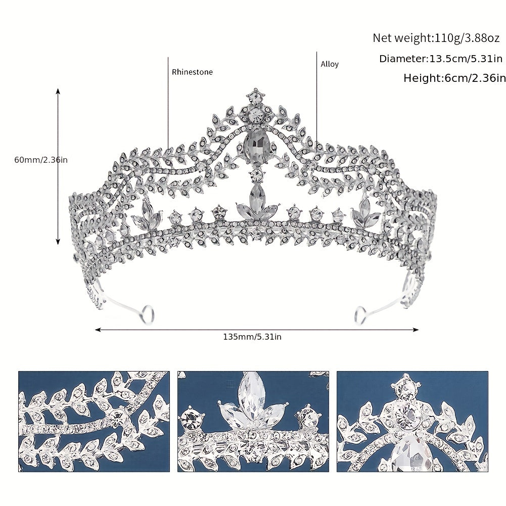 Rhinestone Crown Hairband Tiara Wedding Birthday