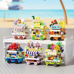 Street Vendor Car Scene Series Desktop Decoration Figurine Toy