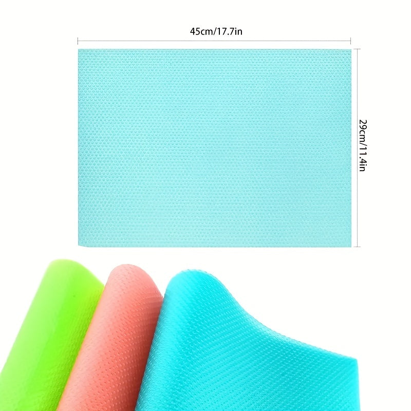 6pcs Pink Refrigerator Shelf Mats Moisture Proof Anti-Slip
