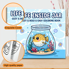 24 Page Adult Coloring Book with Thick Paper - World Picturebook