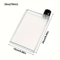 Memobottle A5 Flat Water Bottle BPA-Free 25oz 750ml