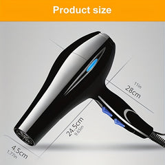 Professional Hair Dryer Blow Dryer With Diffuser Brush Comb 1000W