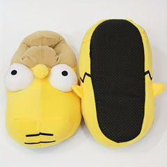 Women's Cartoon Slip on Slippers Keep Warm House Slippers