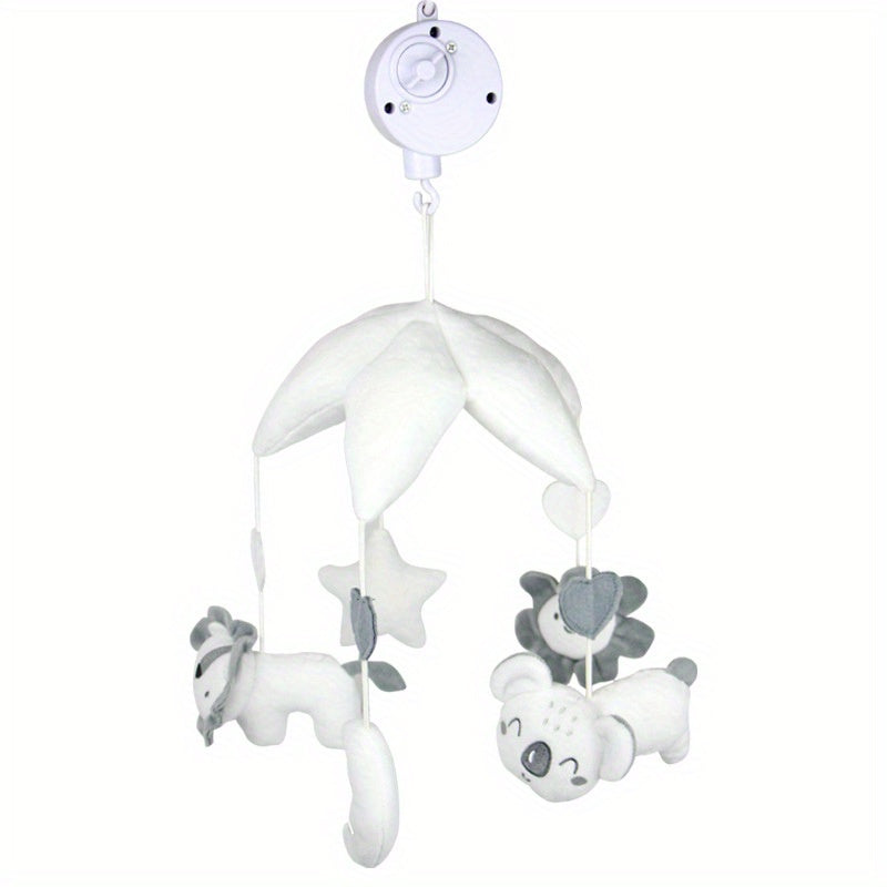 Baby Rattles Hanging Bell Plush Toy with Music Box