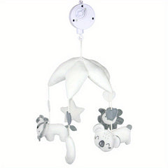 Baby Rattles Hanging Bell Plush Toy with Music Box