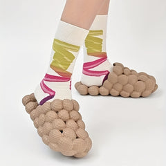 Women's Closed Toe Massage Clogs Indoor & Outdoor Shoes