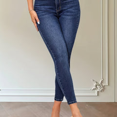 High Stretch Skinny Jeans Ankle Length Casual Denim Pants
