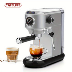 CAFELFFE Espresso Coffee Maker Machine Semi Automatic Milk Frother Steamer