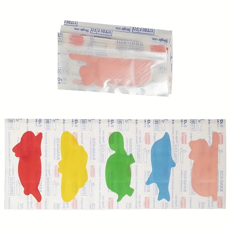 30pcs Cartoon Animal Adhesive Bandages Perfect Protective Straps & Animal Themed