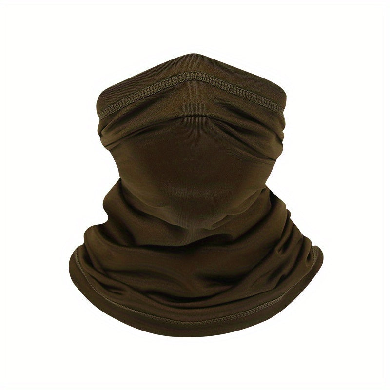 Ice Viscose Sunscreen Neck Cover Solid Breathable Warm Neck Gaiter