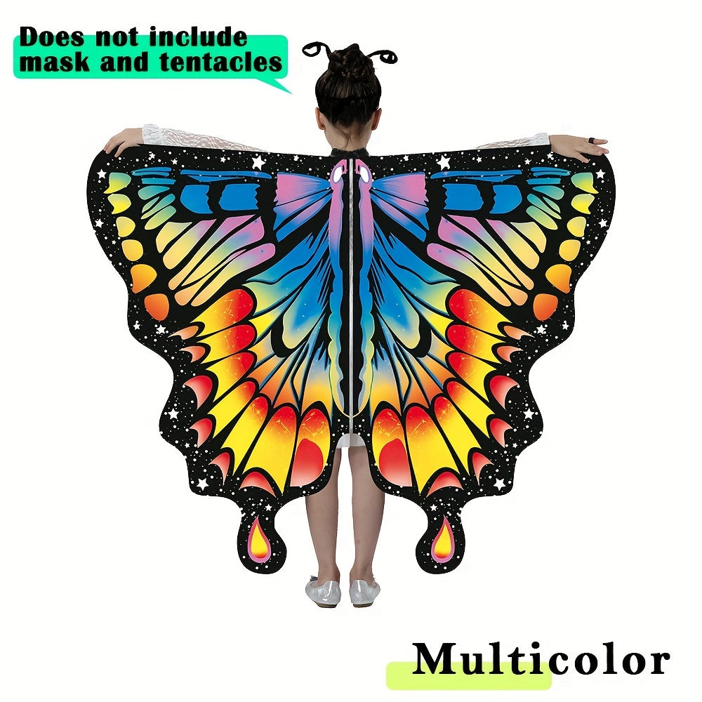 Butterfly Cloak Halloween Props Costume Women's Butterfly Cape