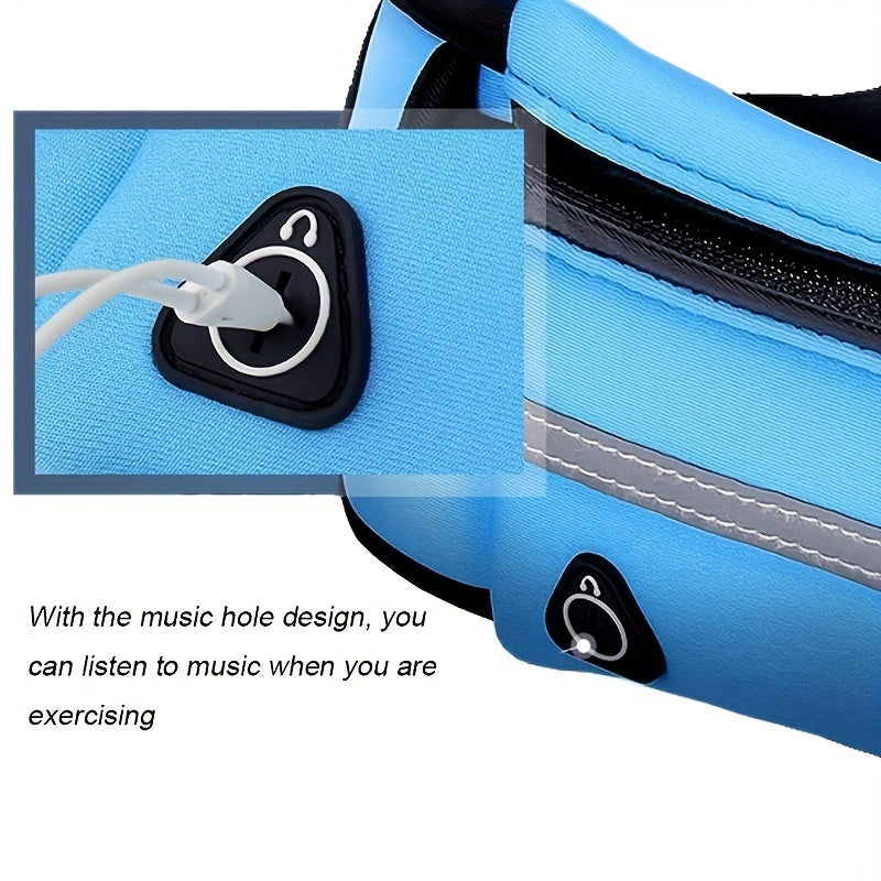 Waterproof Close Fitting Waist Bag for Outdoor Sports and Fitness Running