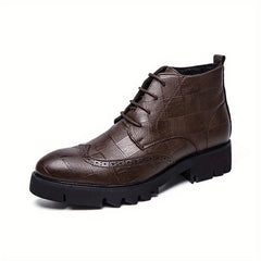 Women's Chunky Heeled Oxfords Lace Up Formal Shoes