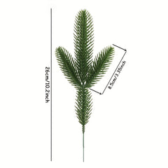 12pcs Artificial Pine Branches for Christmas DIY Home Decoration