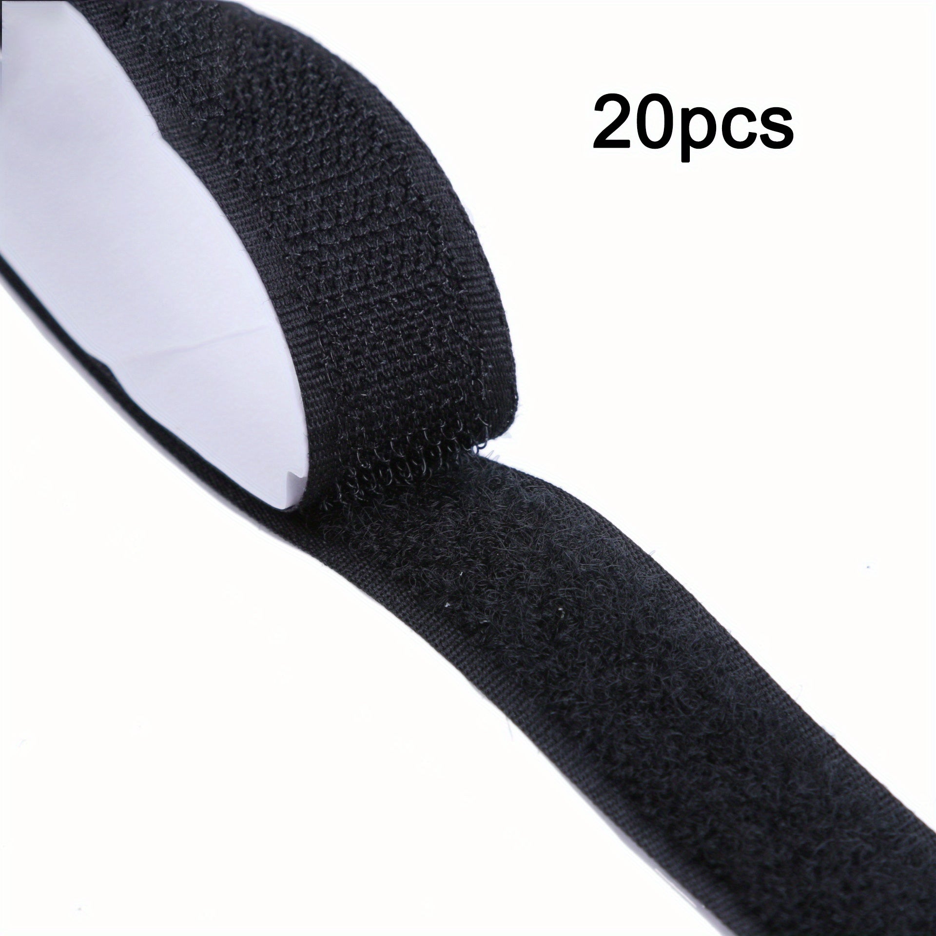 20pcs Hook and Loop Strips - Heavy Duty Mounting Strips for Home or Office Use