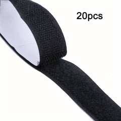 20pcs Hook and Loop Strips - Heavy Duty Mounting Strips for Home or Office Use