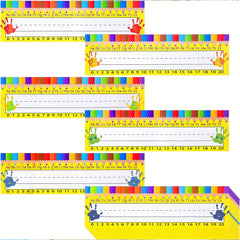 60pcs Classroom Desk Name Stickers with 120Point Glues