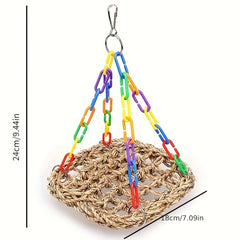 Bird Net Toy Parrot Hammock Canvas Small Pet Nest Bird Sleeping Nest