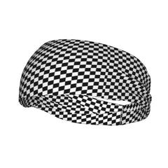 Signature Check Plaid Breathable Headband for Sport & Casual Outfits