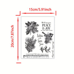 1pc Christmas Reindeer Stamps Scrapbooking Paper Craft Album Card Punch Stamps