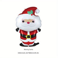 Christmas Cartoon Foil Balloon Decoration Set