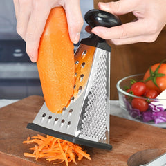 Stainless Steel Box Grater with Container