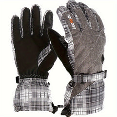 Men's Winter Ski Gloves for Cold Weather