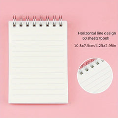 60 Sheets Sticky Planner Memo Book Portable Week Schedule Daily Notepad