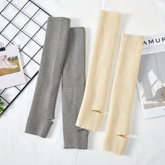 High Elastic Ribbed Knit Leg Warmers for Yoga Barre Ballet