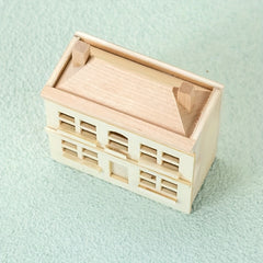 Dollhouse Furniture Natural Wood Pocket Villa Small House