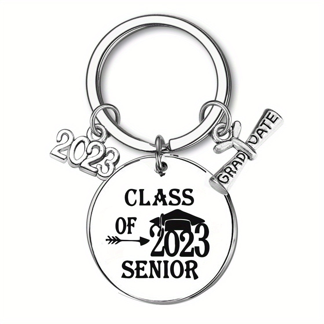 Teen Creative Slogan KeyChain For Graduation Gift Party