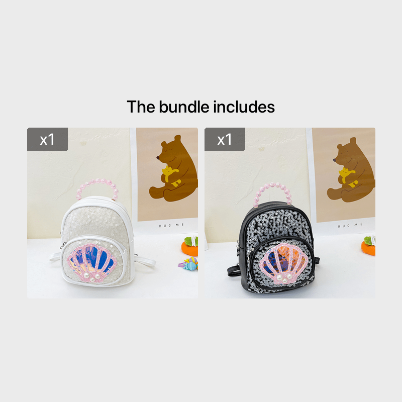 Kindergarten School Bag Large Capacity Sequin Backpack
