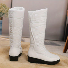 Women's High Calf Snow Boots Winter Warm Outdoor Shoes
