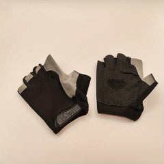 1 Pair Non Slip Half Finger Sports Thin Fitness Mountaineering Fishing Gloves