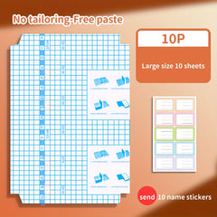 Self adhesive Transparent Book Film Matte Book Paper Textbook Full Set