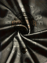 Vintage 'EXPLORER' Letters Print Men's Graphic Round Neck T-shirt