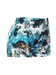 WALLEN Graphic Print Skinny Shorts for Women